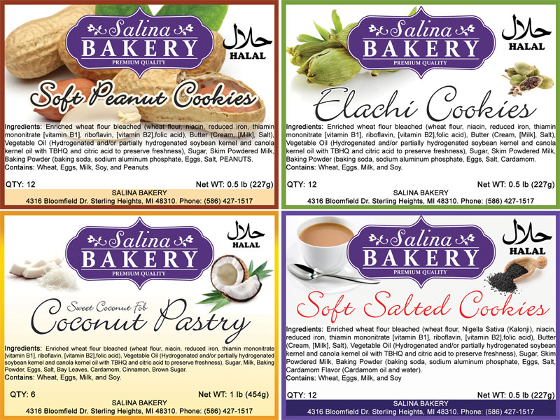 Salina Bakery : Rackcard