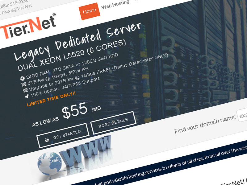 Tier.Net : New Website Design