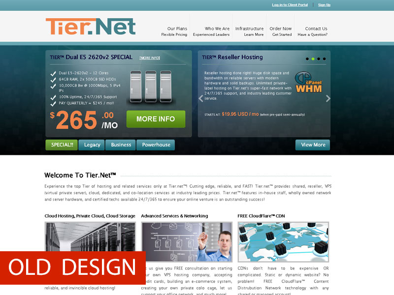 Tier.Net : Old Design